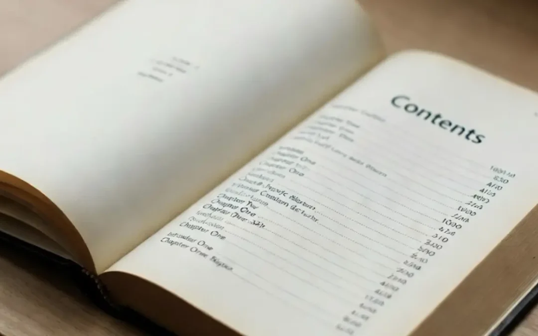 Primordial Soup for the Mind: Table of Contents